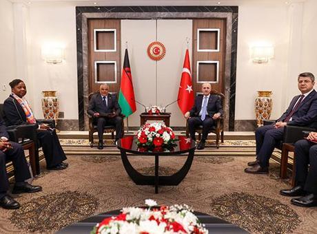TBMM Başkanı Kurtulmuş, Malavi Ulusal Meclisi Başkanı Suleman ile Görüşme Gerçekleştirdi