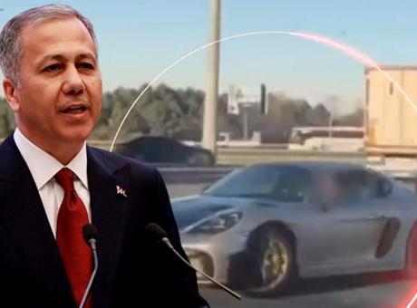 Eyüpsultan'da Drift Yapan Sürücü 300 km/s Hızla Yakalandı