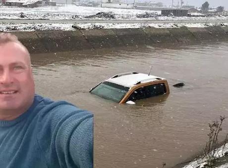 İpsala'da Trafik Kazası: Su Kanalına Uçan Araçta Sürücünün Cansız Bedeni Bulundu