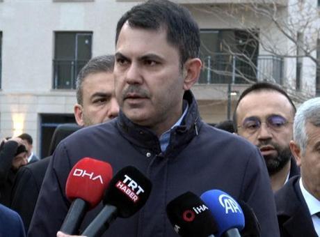 Bakan Murat Kurum: 11 İlimizi Yeniden İnşa Etmek için Var Gücümüzle Çalışıyoruz