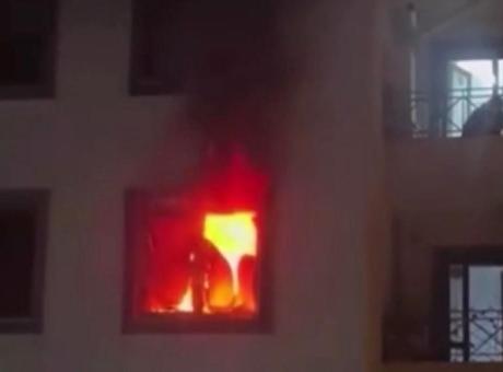 Annesiyle Tartıştı, Evi Ateşe Verdi: Gece Yarısı TOKİ Konutlarında Panik Hüküm Sürdü