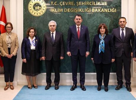 Bakan Kurum, Uluslararası Enerji Ajansı Başkanı Fatih Birol ile Görüşme Gerçekleştirdi