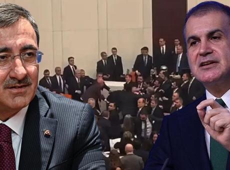 Cumhurbaşkanı Yardımcısı Yılmaz ve AK Parti Sözcüsü Çelik'ten CHP'ye Sert Tepki: Provokatif Davranışlar Kınıyoruz