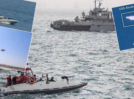 Orta Doğu'da Gerginlik: ABD Uçak Gemisi Hürmüz Boğazı'nda, İran Askeri Tatbikat Yapıyor