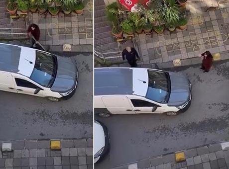 Kadıköy'de Park Yeri Kavgası: 'Burası Evimin Önü!'