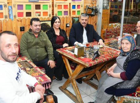 İçişleri Bakanı Mustafa Çiftçi, Ankara'da Esnafı Ziyaret Etti