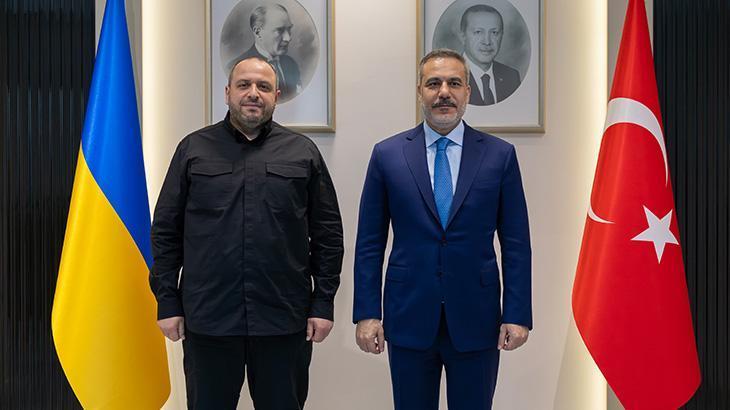 Dışişleri Bakanı Hakan Fidan, Ukrayna'nın Güvenlik Yetkilisi Rüstem Umerov ile Ankara'da Buluştu