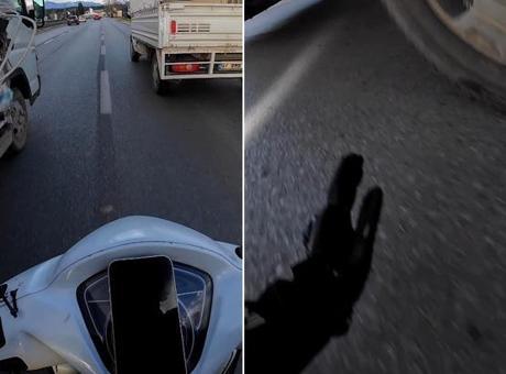 Aksu'da Kamyonetten Sarkan İpi Kaptıran Motosikletli Kazası