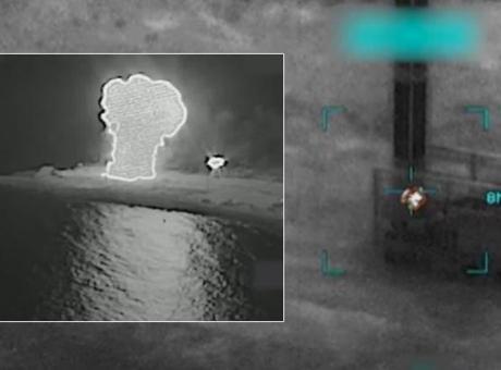 ABD, İran'ın Jamaran Sınıfı Korvetinin Vurulma Anını Paylaştı