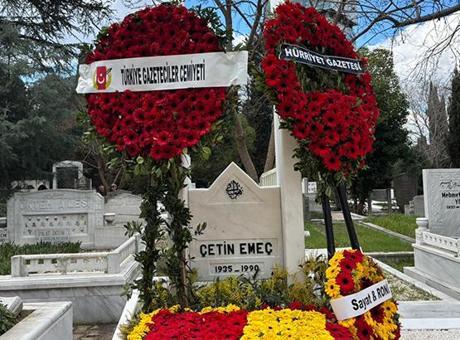 Çetin Emeç, Ölüm Yıldönümünde Mezarı Başında Anıldı
