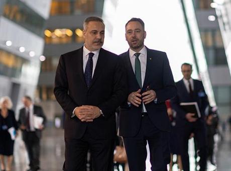 Dışişleri Bakanı Hakan Fidan, Belçika Meslektaşı ile Görüştü