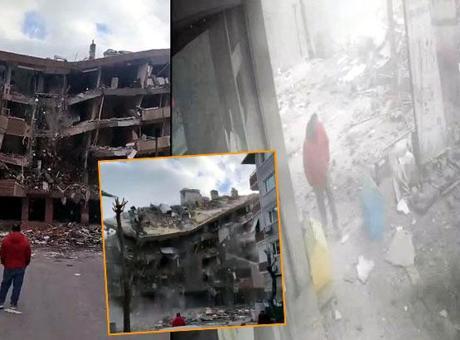 Avcılar'da Yıkım Sırasında 5 Katlı Bina Çöktü, Korku Dolu Anlar Kamerada