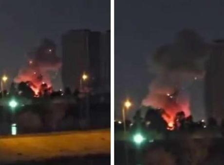 Bağdat'taki ABD Büyükelçiliği'ne İHA Saldırısı: Patlama Anı Görüntülendi