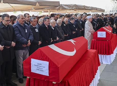 Katar'da Şehit Olan ASELSAN Teknisyenleri, Ankara'da Sonsuzluğa Uğurlandı