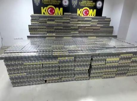 Adana'da 5 Milyon TL Değerinde Kaçak Sigara Ele Geçirildi: Şüphelinin İfadesi Şaşırttı