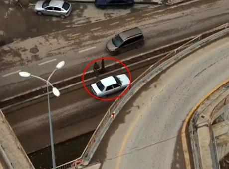 Kırıkkale'de Kaçış Filmi Gibi Olay: Dronla Yakalanan Sürücü