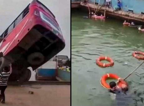 Bangladeş'te Yolcu Otobüsü Padma Nehri'ne Düştü: Çok Sayıda Ölü Var