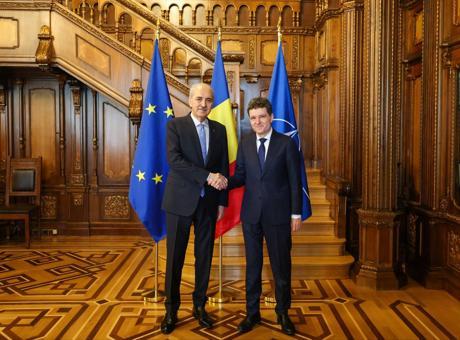 TBMM Başkanı Numan Kurtulmuş, Romanya Cumhurbaşkanı Nicuşor Dan ile Görüştü