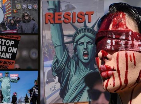 ABD Devrimi: Milyonlarca Kişi Trump'a Karşı Sokaklarda 'Krallara Hayır' Dedi