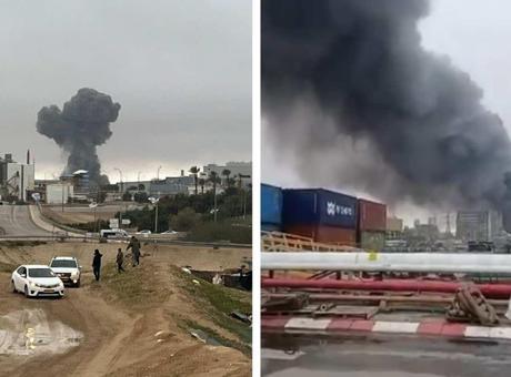 İsrail’de Siren Sesleri Yükseliyor: İran Misillemesi Sonrası Dev Sanayi Bölgesinde Yangın Çıktı