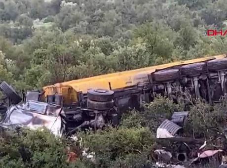 Gaziantep'te Tanker Kazası: 1 Kişi Hayatını Kaybetti, 1 Kişi Yaralı