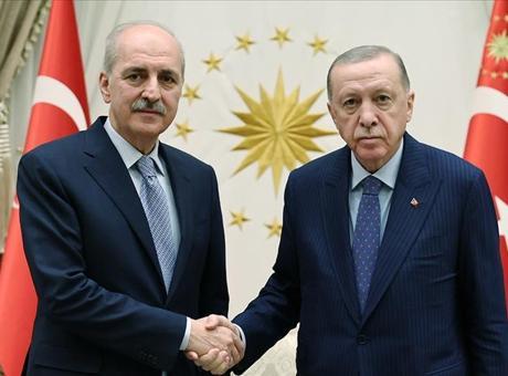 Cumhurbaşkanı Erdoğan'dan TBMM Başkanı Kurtulmuş ile Önemli Toplantı