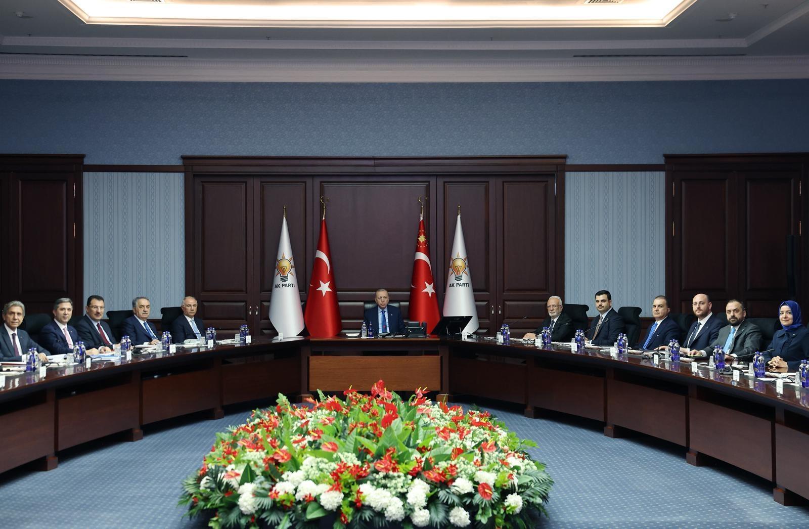 AK Parti Merkez Yürütme Kurulu, Cumhurbaşkanı Erdoğan Yönetiminde Toplandı