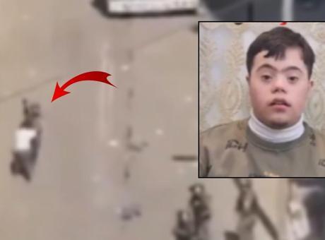 İsrail Ordusunun Down Sendromlu Çocuğa Şiddet Uyguladığı Anlar Kamerada