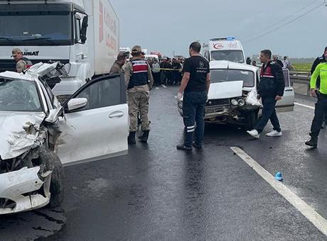 Şanlıurfa Siverek'te Zincirleme Kaza: 2 Ölü, 2 Yaralı