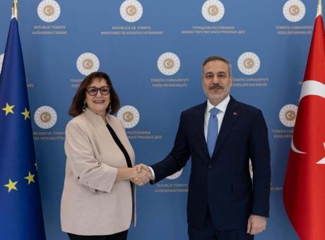 Dışişleri Bakanı Hakan Fidan, AB Komisyonu Üyesi Suica ile Görüştü