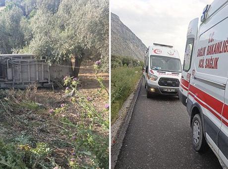 Manisa'da İşçi Servisi Tarlaya Devrildi: Çok Sayıda Yaralı
