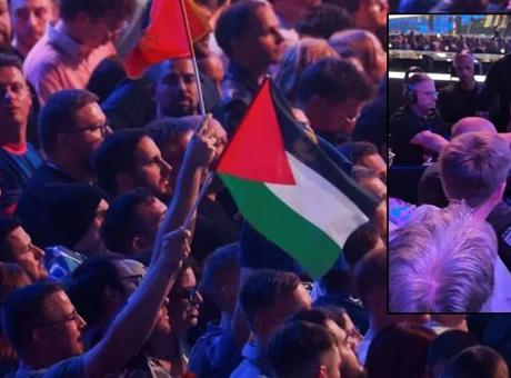Viyana'da Eurovision'da Protesto Gecesi: 'Soykırımı Durdurun' Sloganları Yükseldi