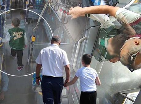 7 Yaşındaki Çocuk İETT Otobüsüne Bindi, Şoför Kahramanlık Gösterdi