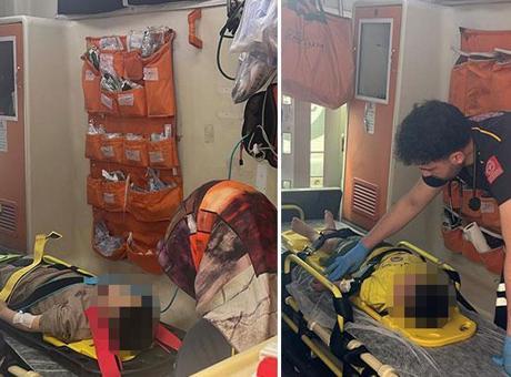 Nevşehir'de Balkondan Düşen İki Kardeş Hastaneye Kaldırıldı