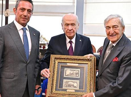 MHP Lideri Devlet Bahçeli, Koç Ailesi Üyelerini Ağırladı