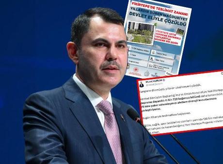 Bakan Kurum: Yeni Fikirtepe'de Konut Teslimatları Başladı, Sorunlar Çözüldü!
