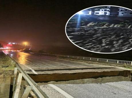 Hatay'da Şiddetli Yağışlar Sel Felaketine Neden Oldu: Köprü Çöktü, Bir Kişi Hayatını Kaybetti