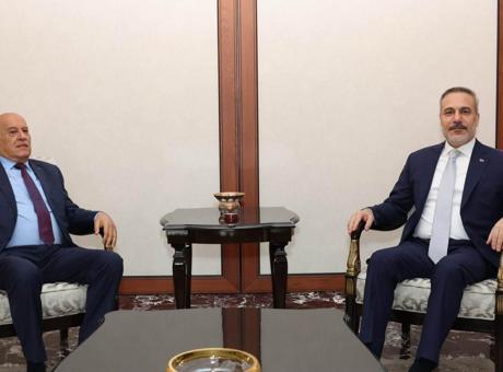 Dışişleri Bakanı Hakan Fidan, Fetih Genel Sekreteri Cibril Rajub ile Görüştü