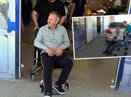 Kurban Kesimi Sırasında Yaralanan Vatandaş Hastaneye Başvurdu