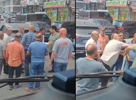 Trafikte Yol Vermeme Kavgası: Yumruklar ve Tekmeler Havada Uçuştu