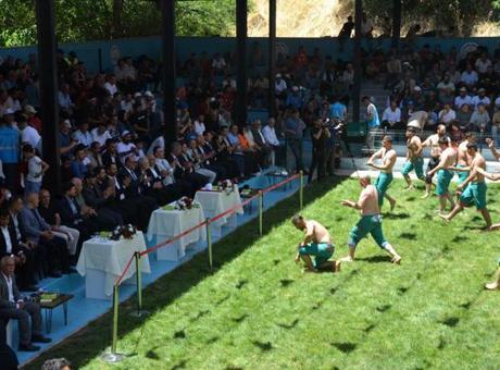 Kahramanmaraş'ta 23. Geleneksel Güreş Festivali'nde Gergin Anlar