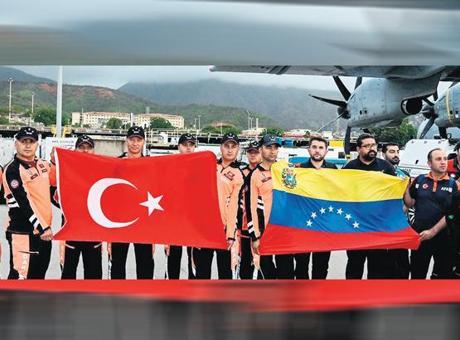 Türkiye, Venezuela'daki Depremzedelere Yardım Gönderdi