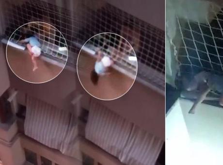 Denizli'de Sarsıcı Kurtarma Operasyonu: Küçük Çocuk Balkondan Asılı Kaldı