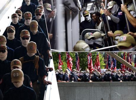 Washington'da Maskeli Irkçı Gösteri: 400 Kişilik Grup Sokaklarda