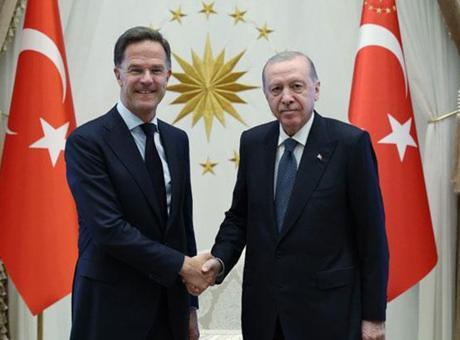 Cumhurbaşkanı Erdoğan, NATO Genel Sekreteri Rutte'yi Külliye'de Ağırladı