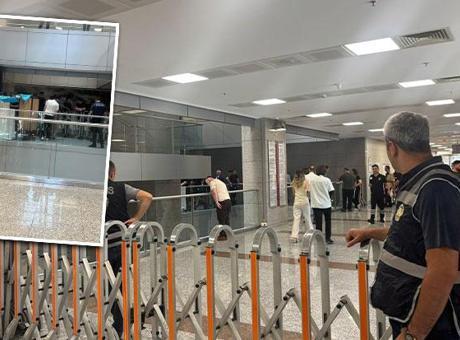 İstanbul Adalet Sarayı'nda İntihar Olayı: Hırsızlık Zanlısı 6. Kattan Atladı