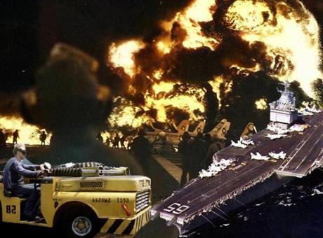 USS Gerald R. Ford'daki Yangın: 28 Ölü, 314 Yaralı ve 15 Uçak Zarar Gördü