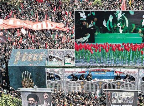 İran'da Eski Lider Hamaney'e Veda Töreni: Milyonlar Sokaklara Döküldü