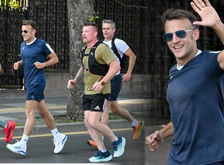Fransa Cumhurbaşkanı Macron, Ankara'da Sabah Koşusunu Seğmenler Parkı'nda Gerçekleştirdi