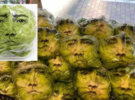 Binlerce marulun üzerine ünlü oyuncunun yüzü basıldı! Japonya'da sıra dışı yöntem